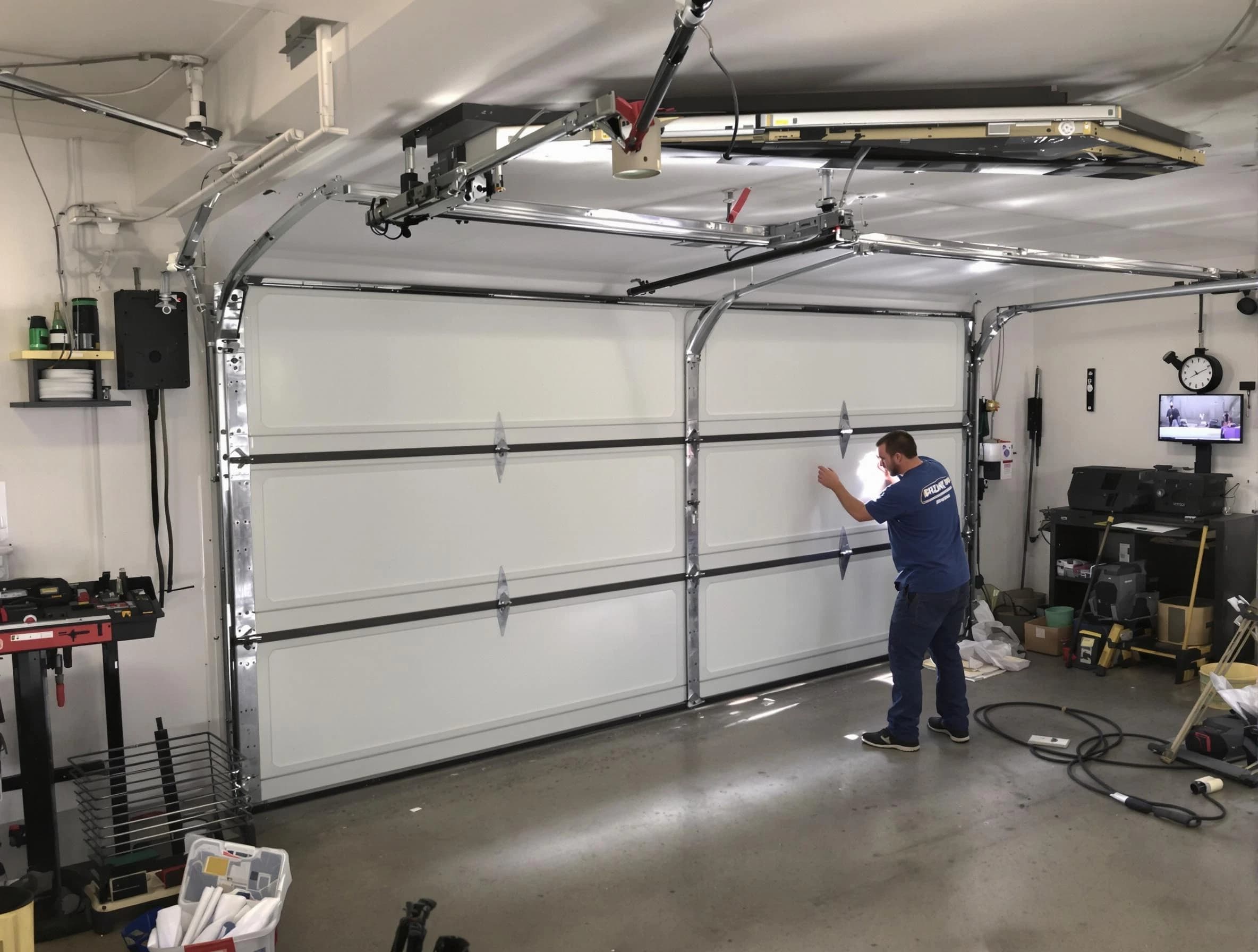Professional garage door repair service by Holly Springs Garage Door Repair in Holly Springs