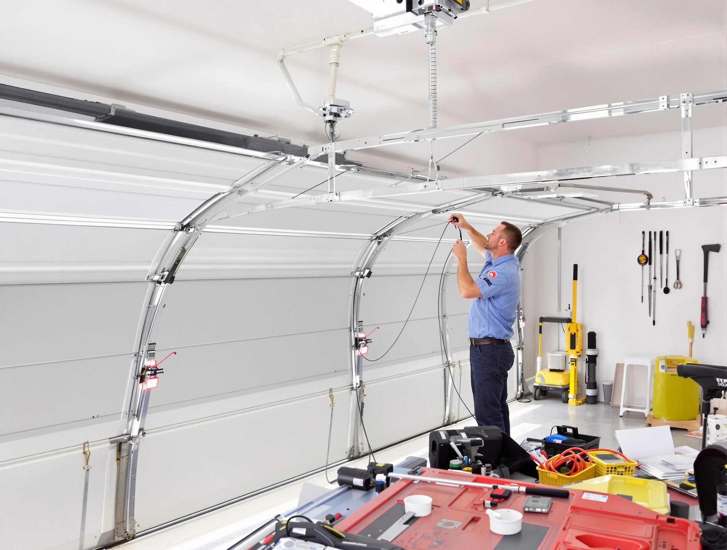 Garage door cable repair service by Holly Springs Garage Door Repair in Holly Springs