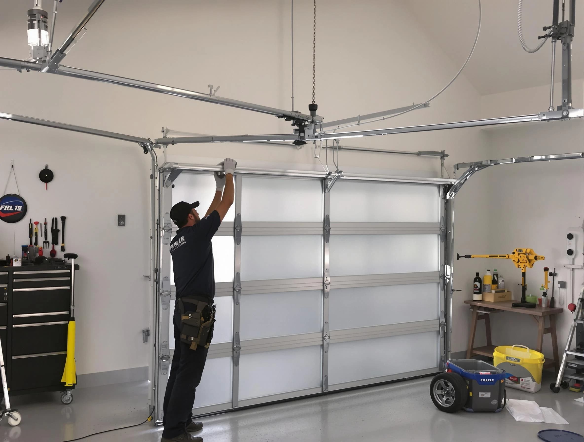 Holly Springs Garage Door Repair certified team performing precision garage door installation in Holly Springs