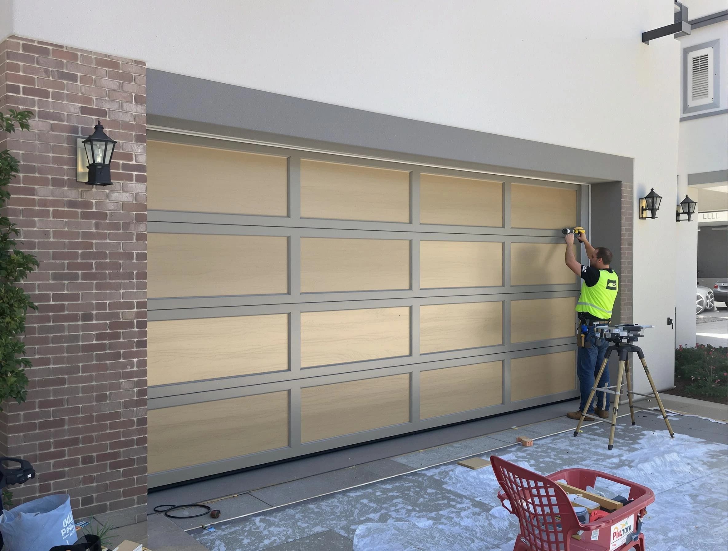 Garage door replacement service by Holly Springs Garage Door Repair in Holly Springs