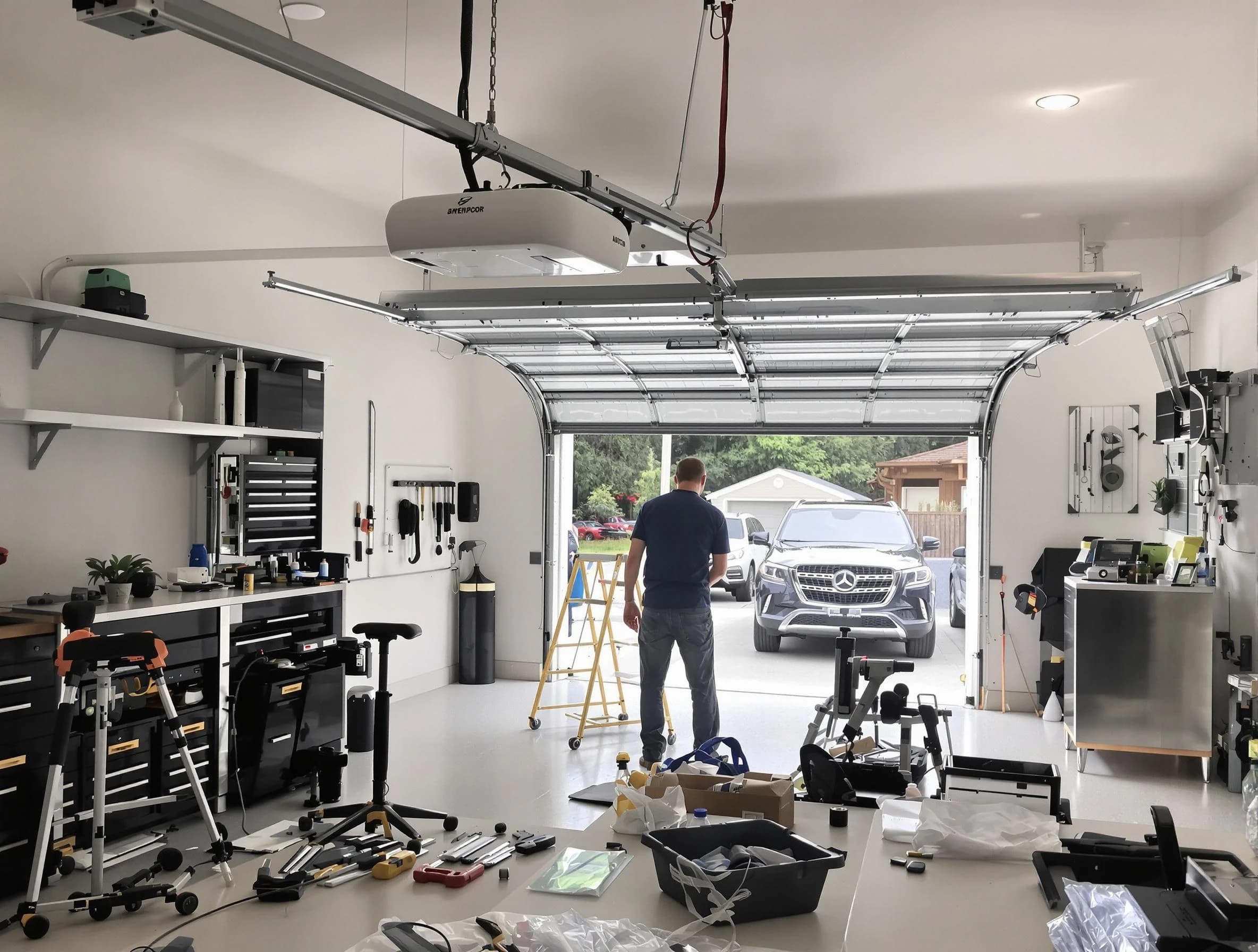 Garage door opener installation by Holly Springs Garage Door Repair in Holly Springs