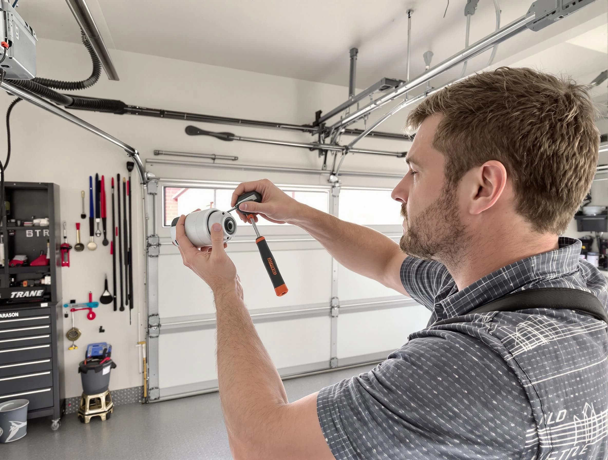 Garage door opener repair service by Holly Springs Garage Door Repair in Holly Springs