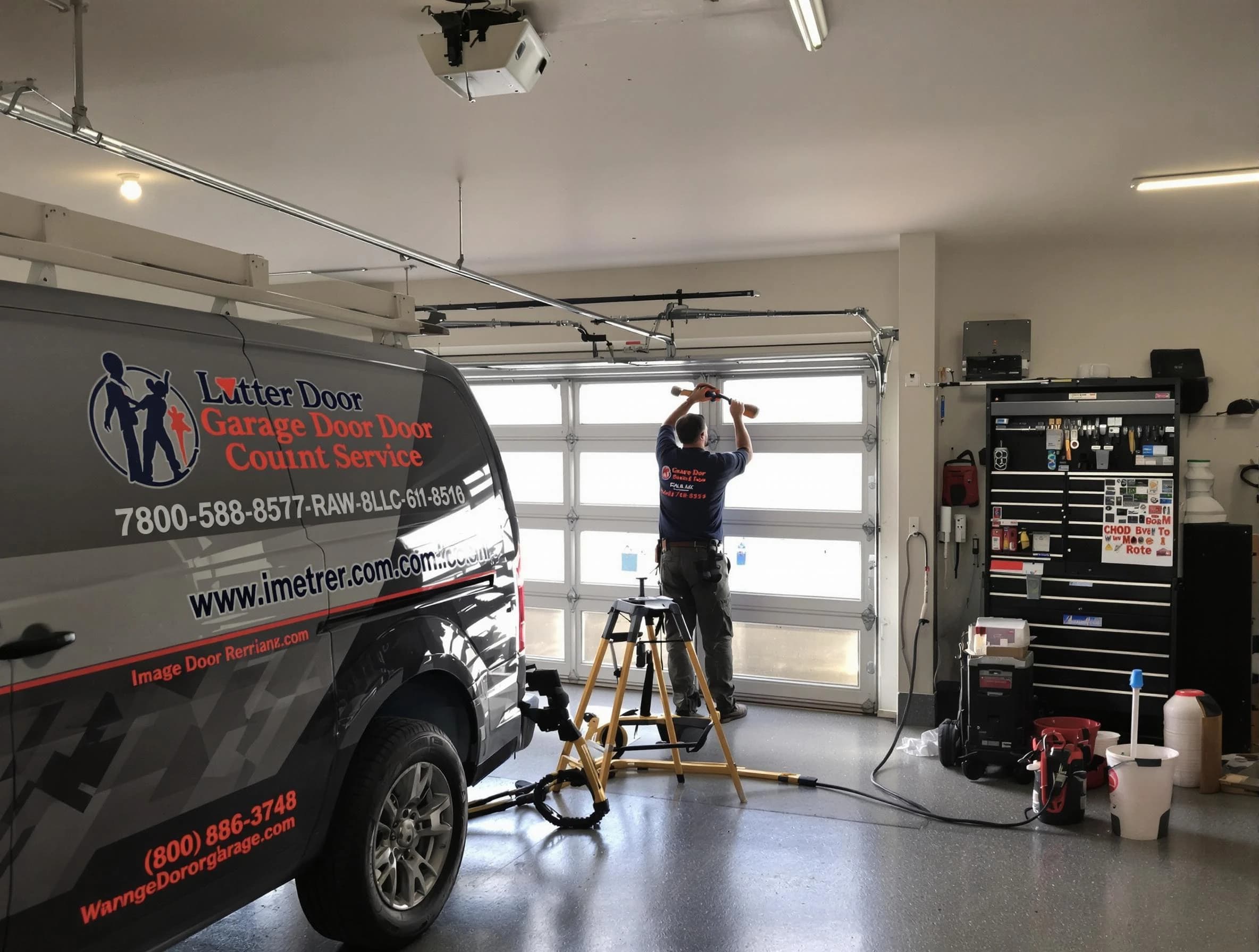 Holly Springs Garage Door Repair rapid response team performing same-day repair in Holly Springs