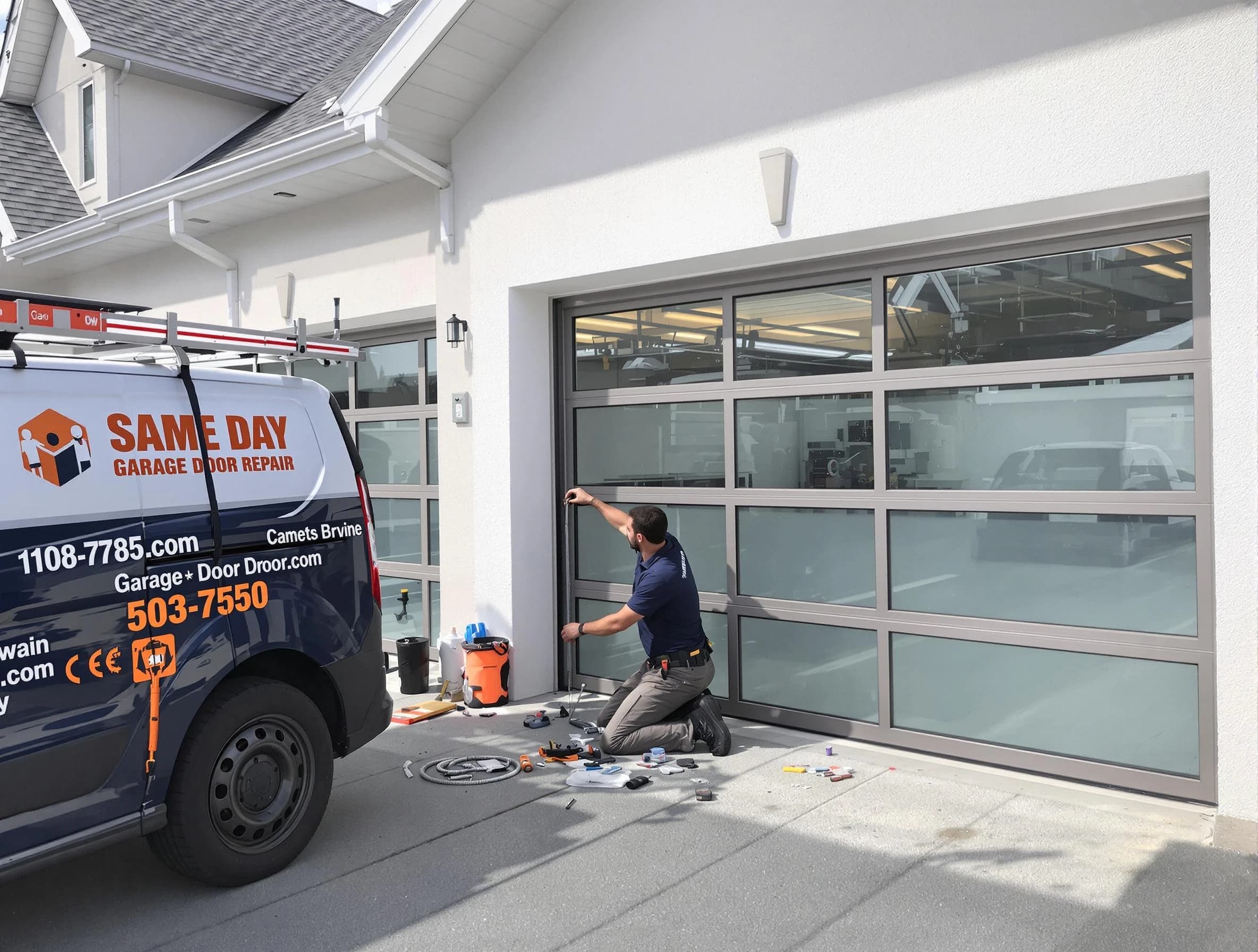 Same-day garage door repair service by Holly Springs Garage Door Repair in Holly Springs