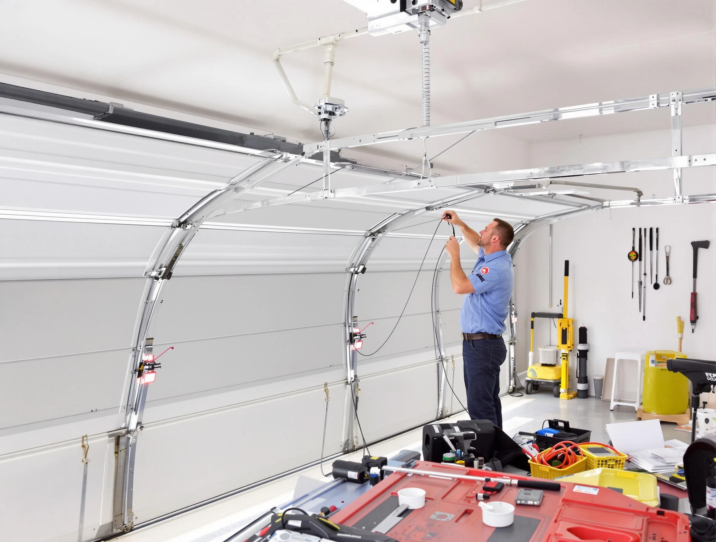 Garage door cable repair service by Holly Springs Garage Door Repair in Holly Springs