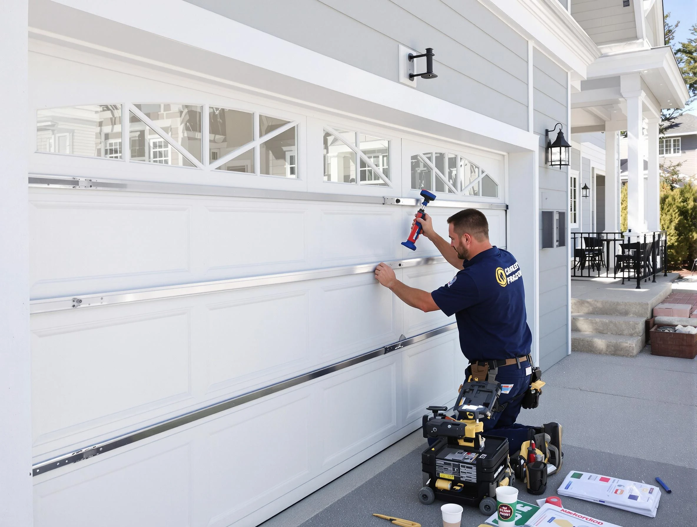 Professional garage door installation by Holly Springs Garage Door Repair in Holly Springs