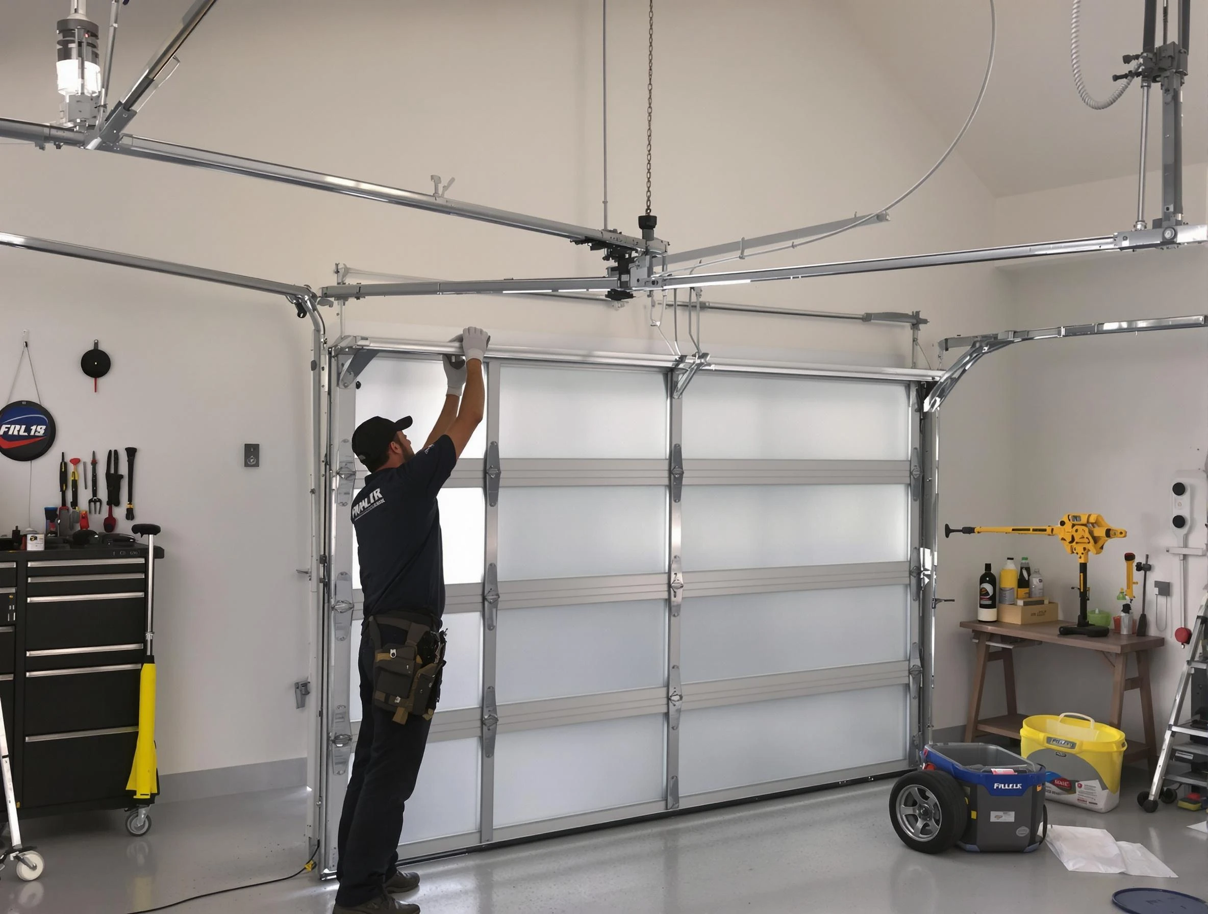 Holly Springs Garage Door Repair certified team performing precision garage door installation in Holly Springs