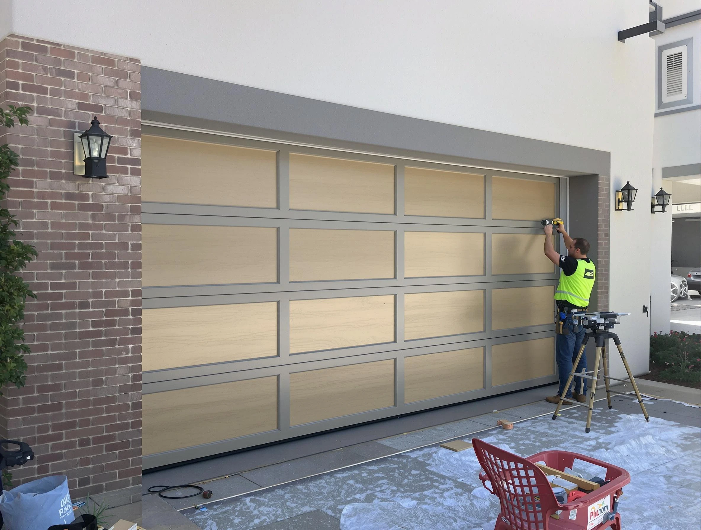 Garage door replacement service by Holly Springs Garage Door Repair in Holly Springs