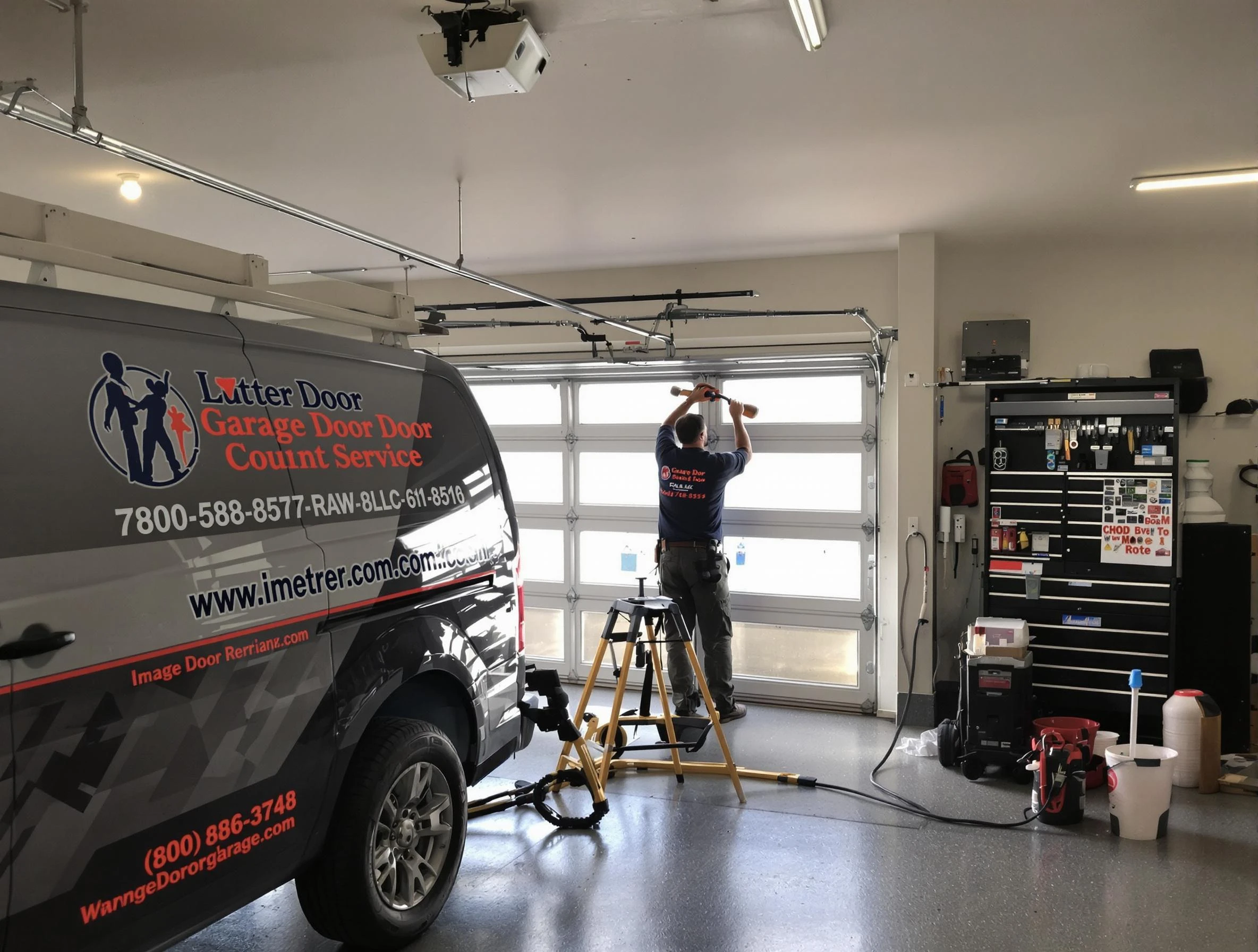 Holly Springs Garage Door Repair rapid response team performing same-day repair in Holly Springs