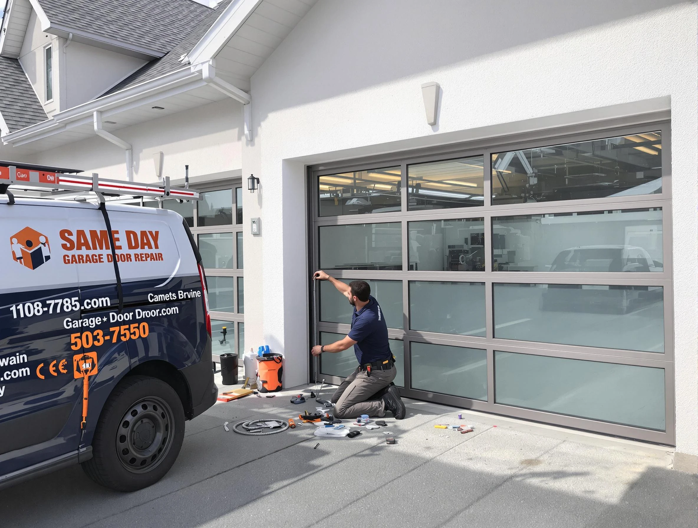 Same-day garage door repair service by Holly Springs Garage Door Repair in Holly Springs